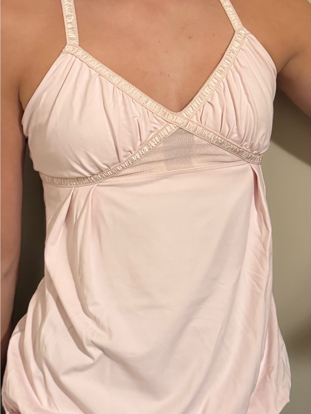 lululemon athletica Light Pink Dance strap tank -rare